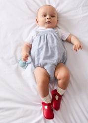 T-Bar Pram Shoes in Red (17-20EU)