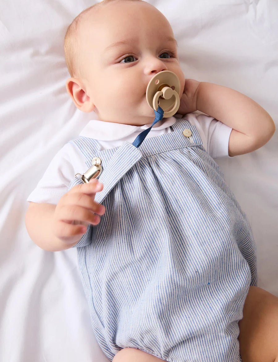 Alexander Stripe Dummy Clip in Blue Accessories from Pepa London