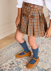 Denim Ribbed Knee-High Socks (3mths-10yrs)