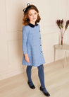 Eccelston Long Sleeve Dress in Blue (18mths-10yrs) Dresses  from Pepa London