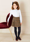 The Classic Burgundy Fair Isle Knitted Cardigan Girl Look Look  from Pepa London