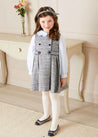 Ruffle Trim Long Sleeve Blouse in Blue (18mths-10yrs) Blouses  from Pepa London