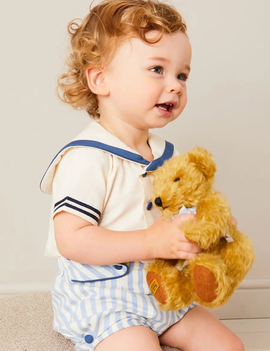 The Regency Stripe Two Piece Set Baby Boy Look Look from Pepa London