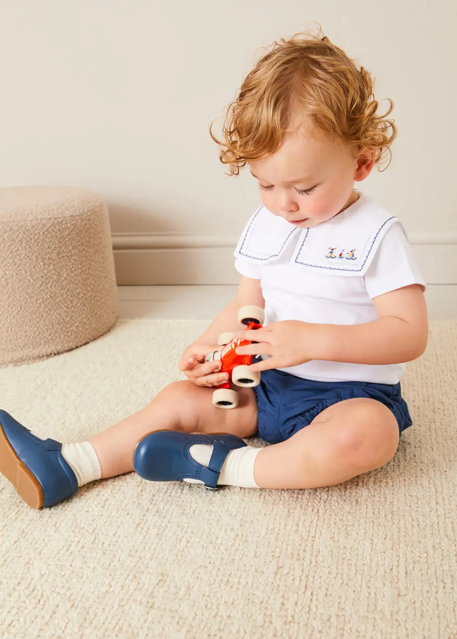 The Red Whale Jumper Baby Boy Look Look from Pepa London
