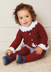 Traditional Hand Smocked Blouse in Off White (0-12mths) Blouses from Pepa London