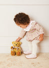 Limited-Edition Merrythought & Pepa Teddy Bear with Pink Bow   from Pepa London