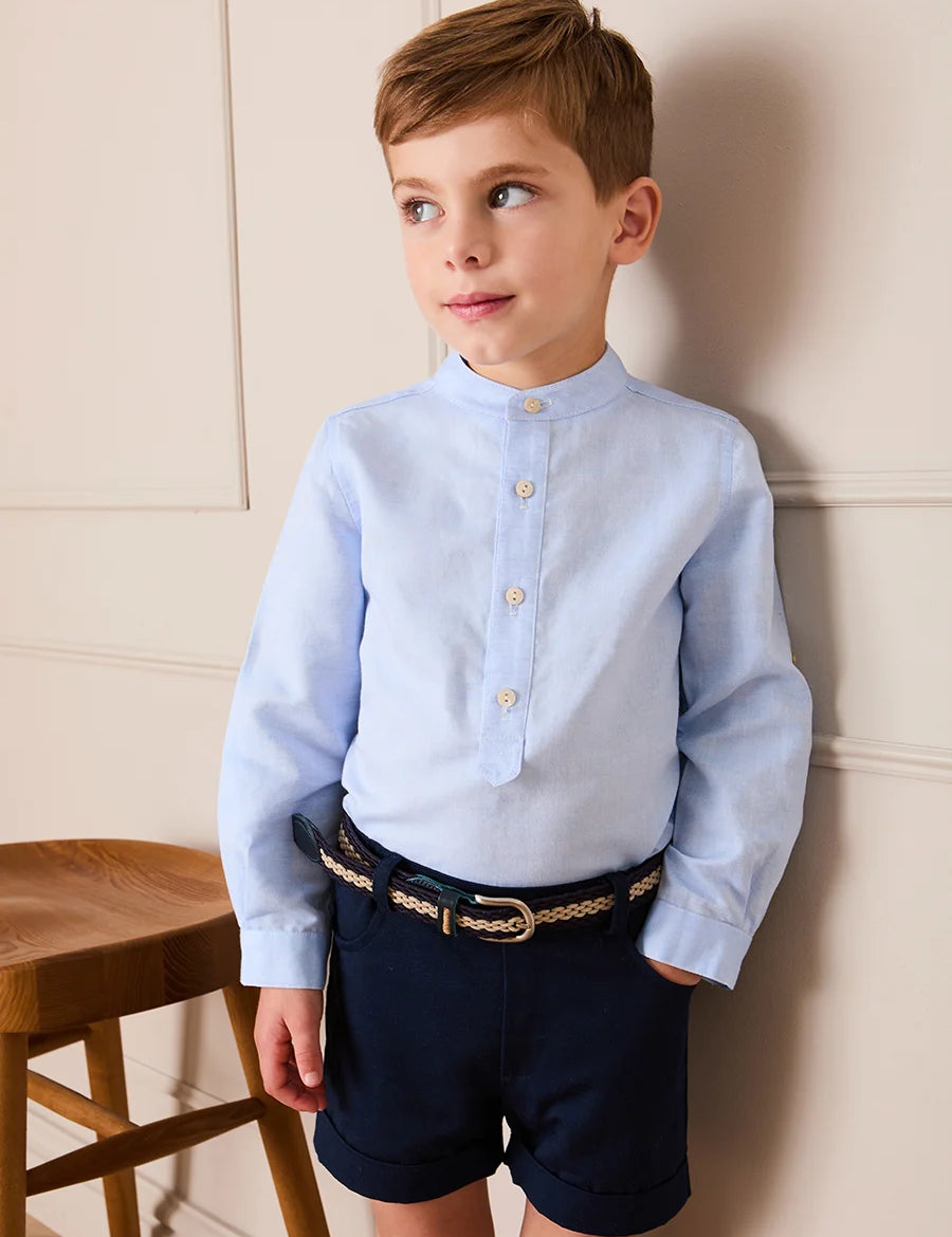 Insignia Plain Shorts in Navy (4- 10yrs) Shorts from Pepa London