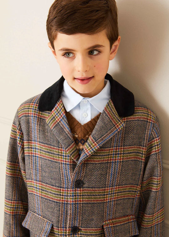 The Fair Isle Knitted Vest Boy Look Look  from Pepa London