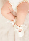 Esme Floral Bow Detail Bloomers in White (1-12mths) BLOOMER from Pepa London