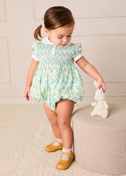 Leather Mary Jane Baby Shoes in Mustard (20-24EU)