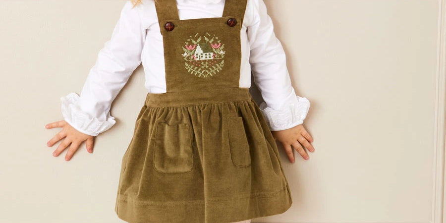 Frill Collar Long Sleeve Top in White (18mths-10yrs) TOPS & BODYSUITS from Pepa London