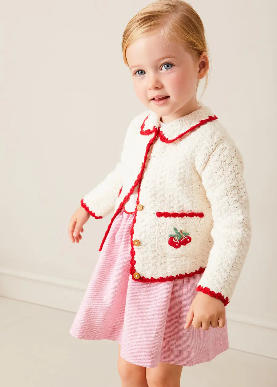The Lawrence Pinafore Skirt Toddler Girl Look Look from Pepa London