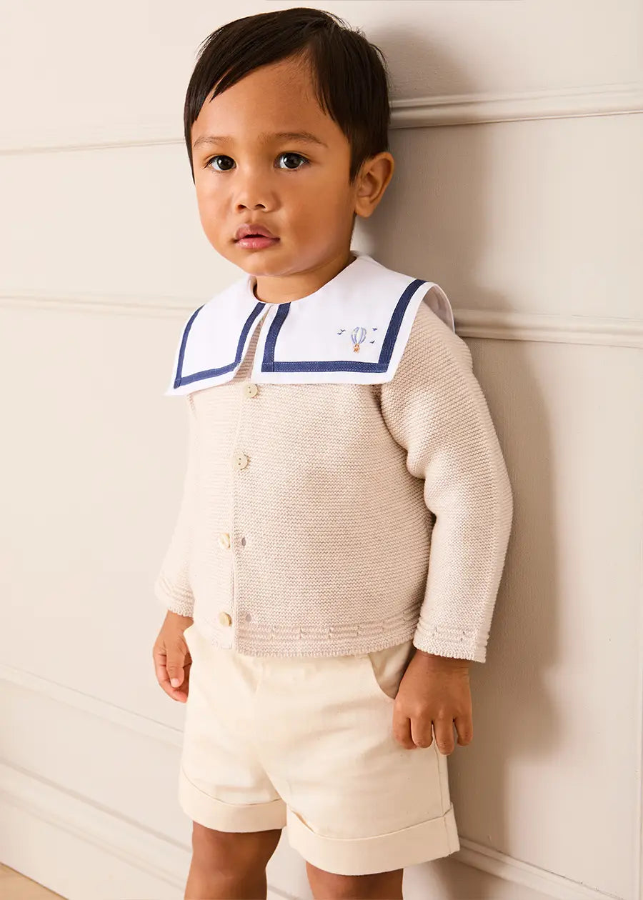 The Mariner Collar Top Toddler Boy Look Look from Pepa London