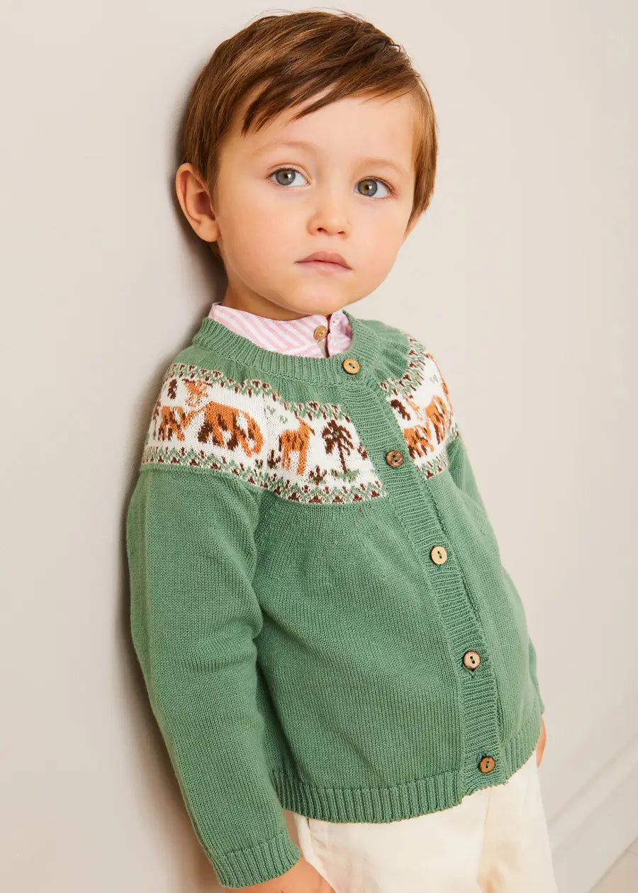 The Safari Cardigan Toddler Boy Look Look from Pepa London