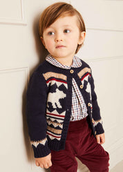Corduroy Trousers in Burgundy (18mths-5yrs) Trousers from Pepa London