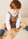 The Chester Check Short Dungarees Baby Boy Look Look  from Pepa London