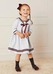 Dark Grey Ribbed Knee-High Socks (0mths-8yrs) Socks from Pepa London