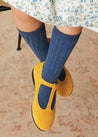 Suede Charlotte Shoes in Mustard (24-34EU) Shoes  from Pepa London