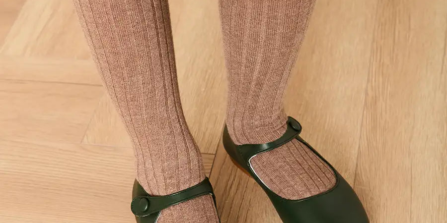Leather Mary Jane Shoes in British Racing Green (24-36EU) Shoes from Pepa London