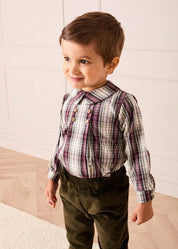 Corduroy Chino Trousers in Green (18mths-5yrs) Trousers from Pepa London
