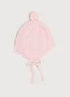 Merino Wool Pom Pom Scarf In Pink (S-L) KNITTED ACCESSORIES  from Pepa London