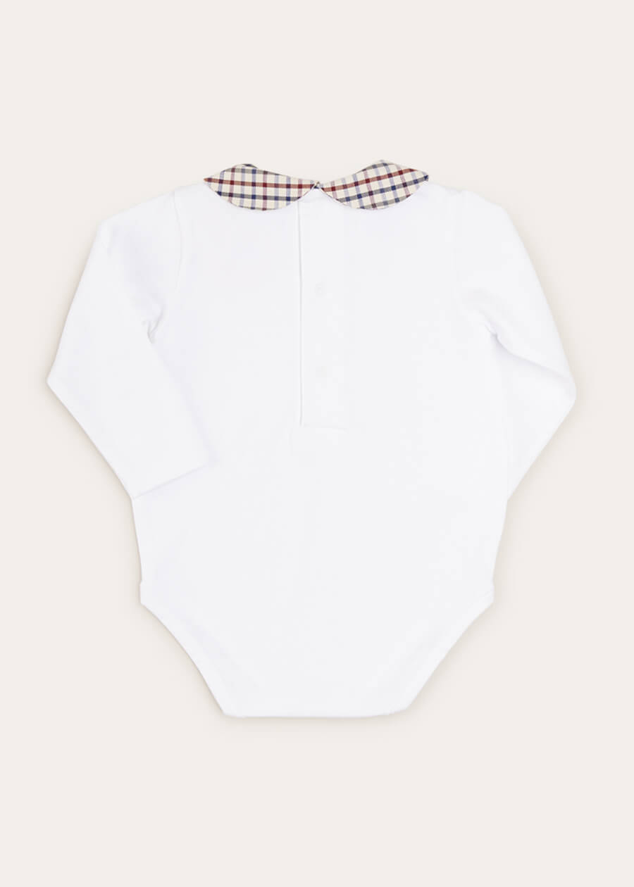 Long Sleeve Top with Peter Pan Collar, for Babies - beige, Baby