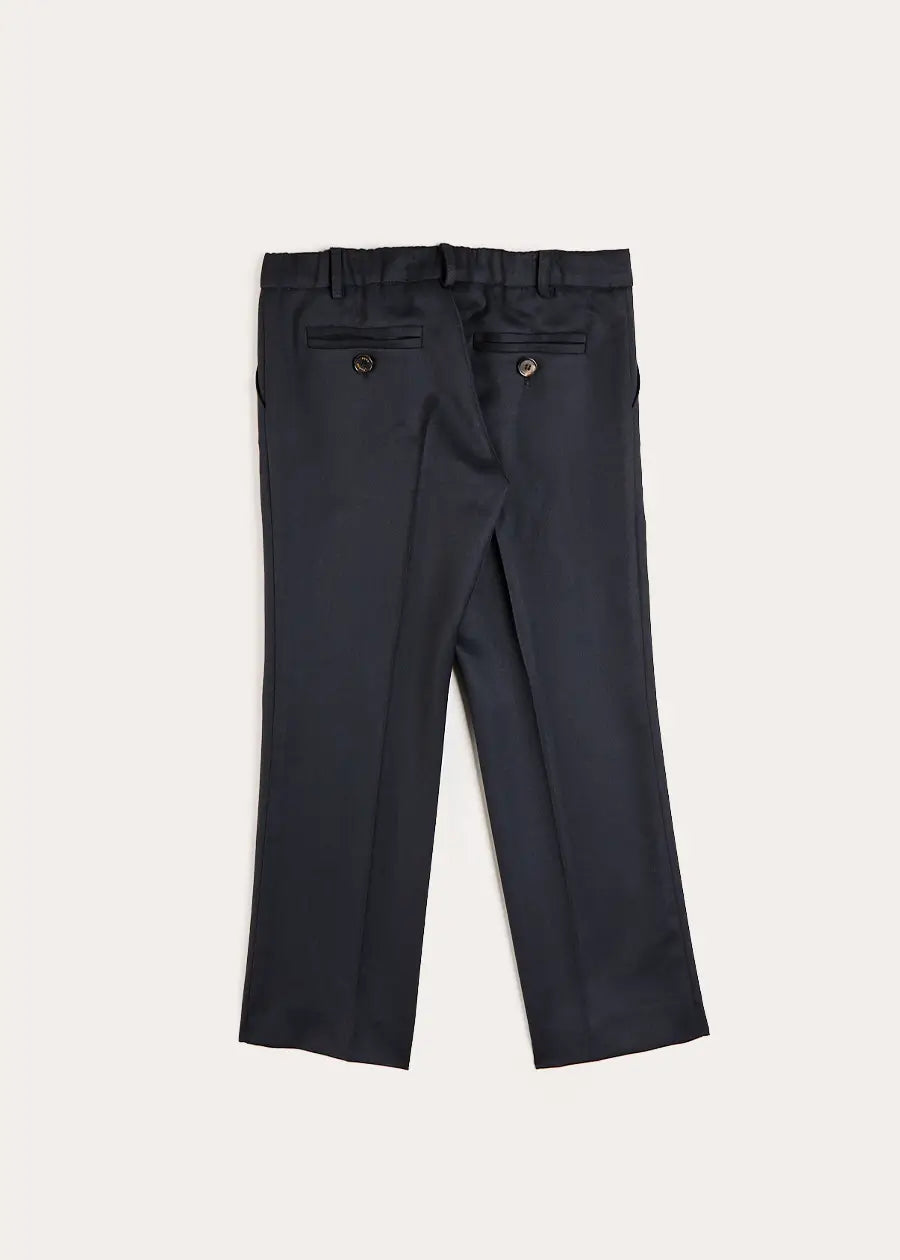 Suit Trousers in Navy (4-10yrs) TROUSERS from Pepa London