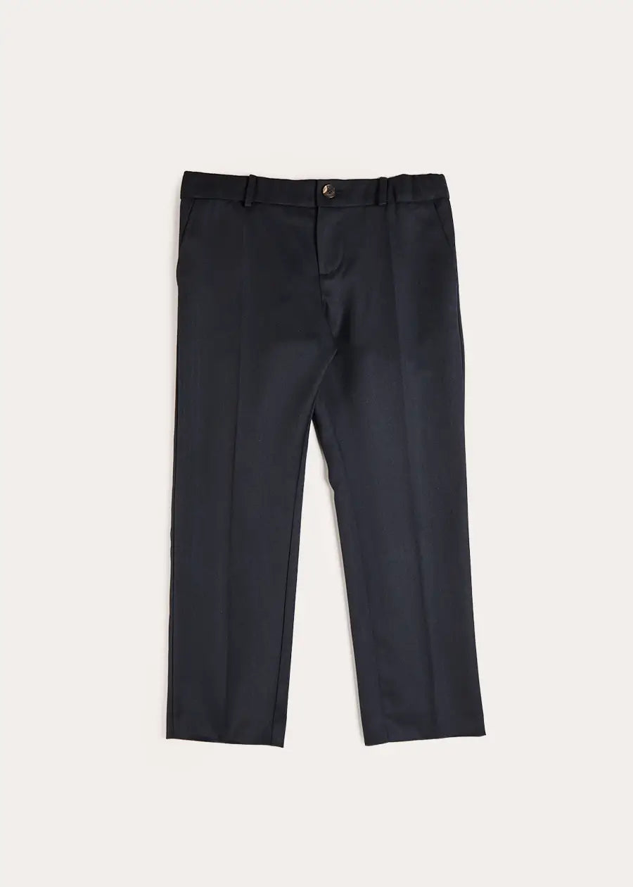 Suit Trousers in Navy (4-10yrs) TROUSERS from Pepa London