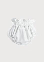 Newborn Dot Print Bloomer in Light Blue (0-12mths) Bloomers  from Pepa London