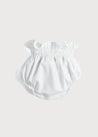Newborn Dot Print Bloomer in Light Blue (0-12mths) Bloomers  from Pepa London