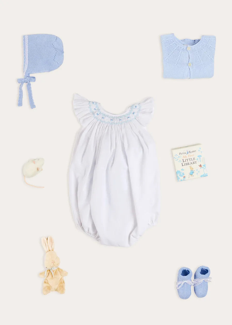 The White Newborn Romper Look Look from Pepa London