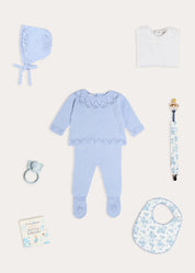 The Blue Knitted Newborn Look Look from Pepa London