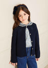 Soft Denim Wide Leg Trousers in Denim Blue (3-10yrs) Trousers  from Pepa London