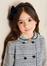 Walton Boucle Jacket in Blue (4-10yrs) Coats  from Pepa London