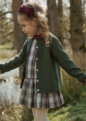 Openwork Wool Cardigan in Green (2-10yrs)