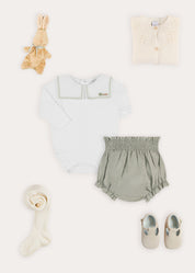 The Train Embroidered Baby Boy Look Look from Pepa London