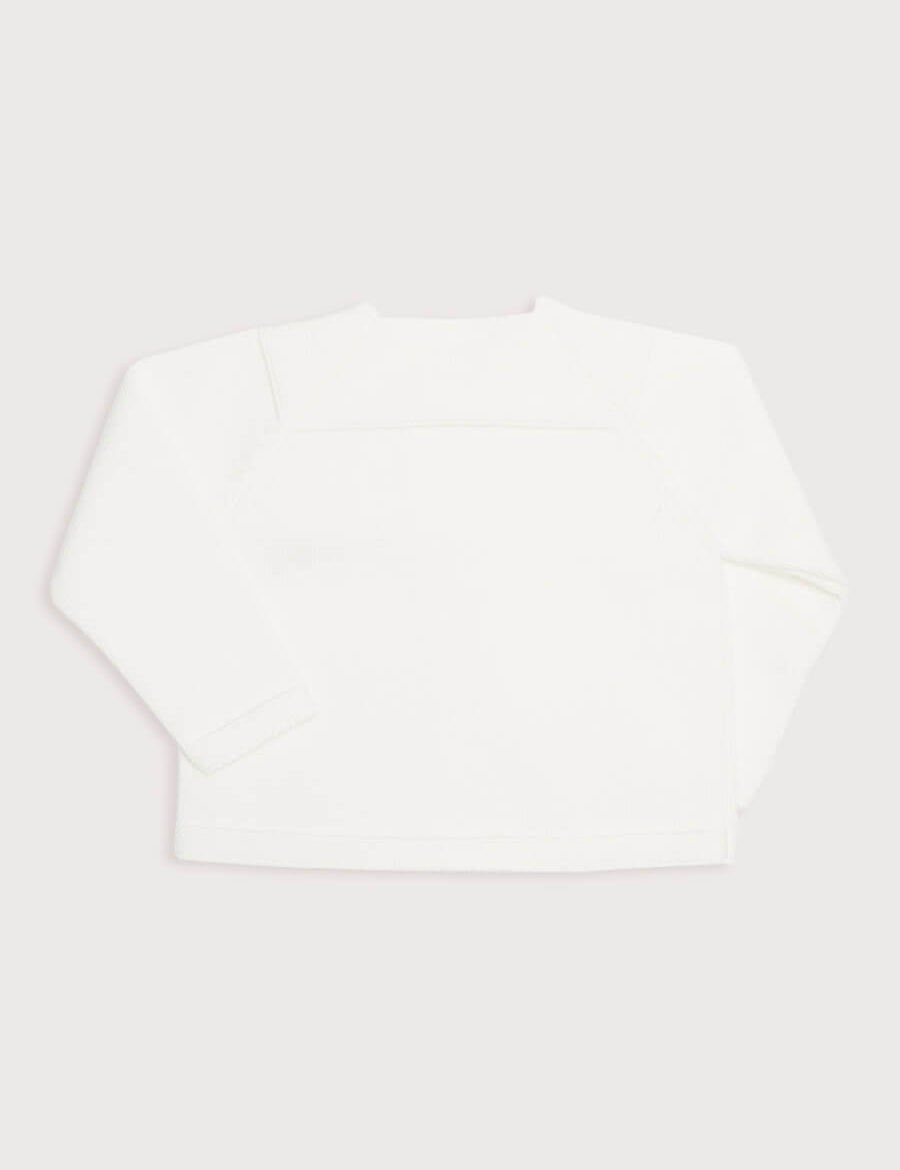 Boys Celebration Cardigan Ivory (2-8yrs) Knitwear  from Pepa London