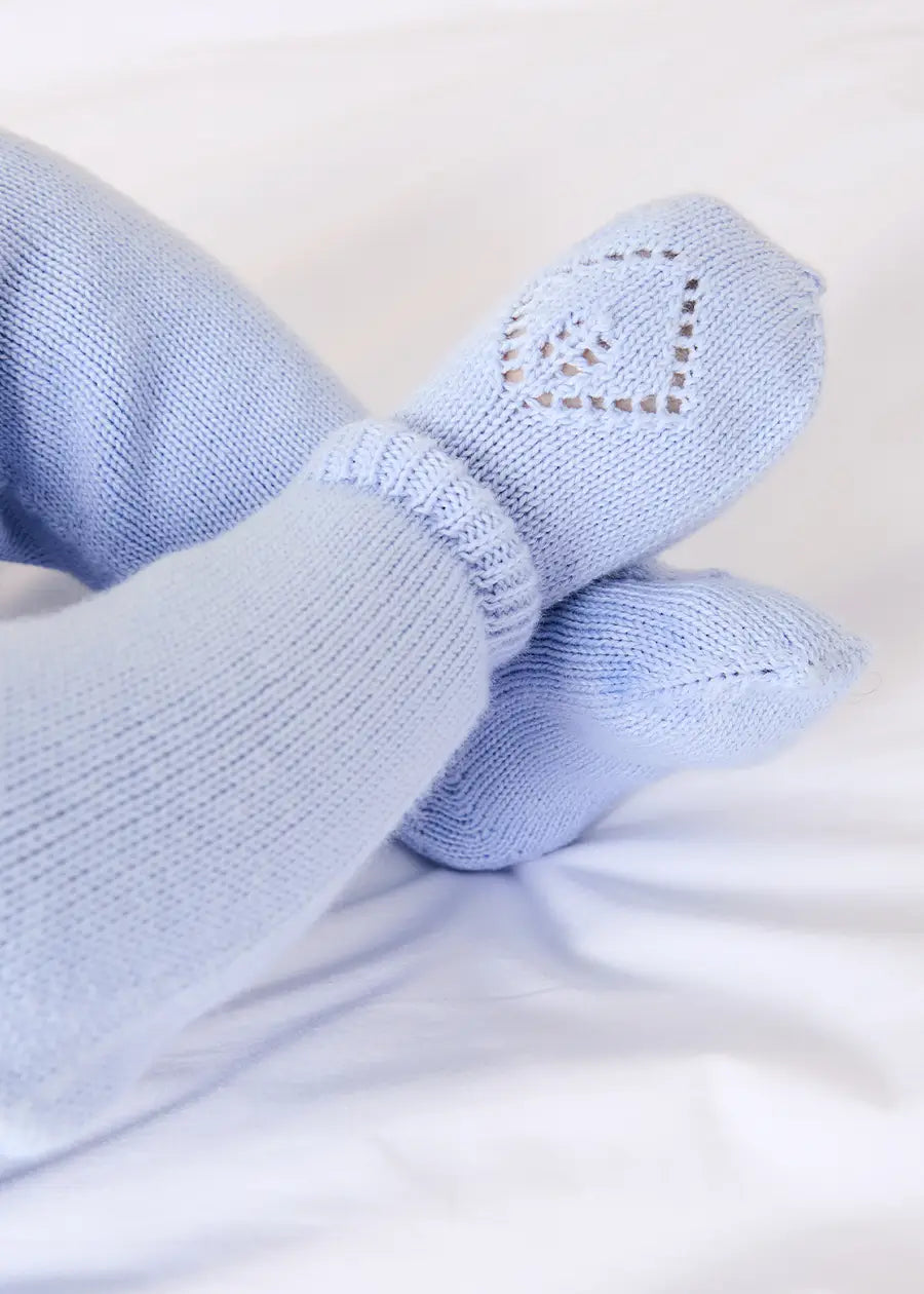 The Blue Knitted Newborn Look Look from Pepa London