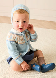 Birdie Hand Embroidered Long Sleeve Bodysuit in White (1-18mths) Tops & Bodysuits from Pepa London