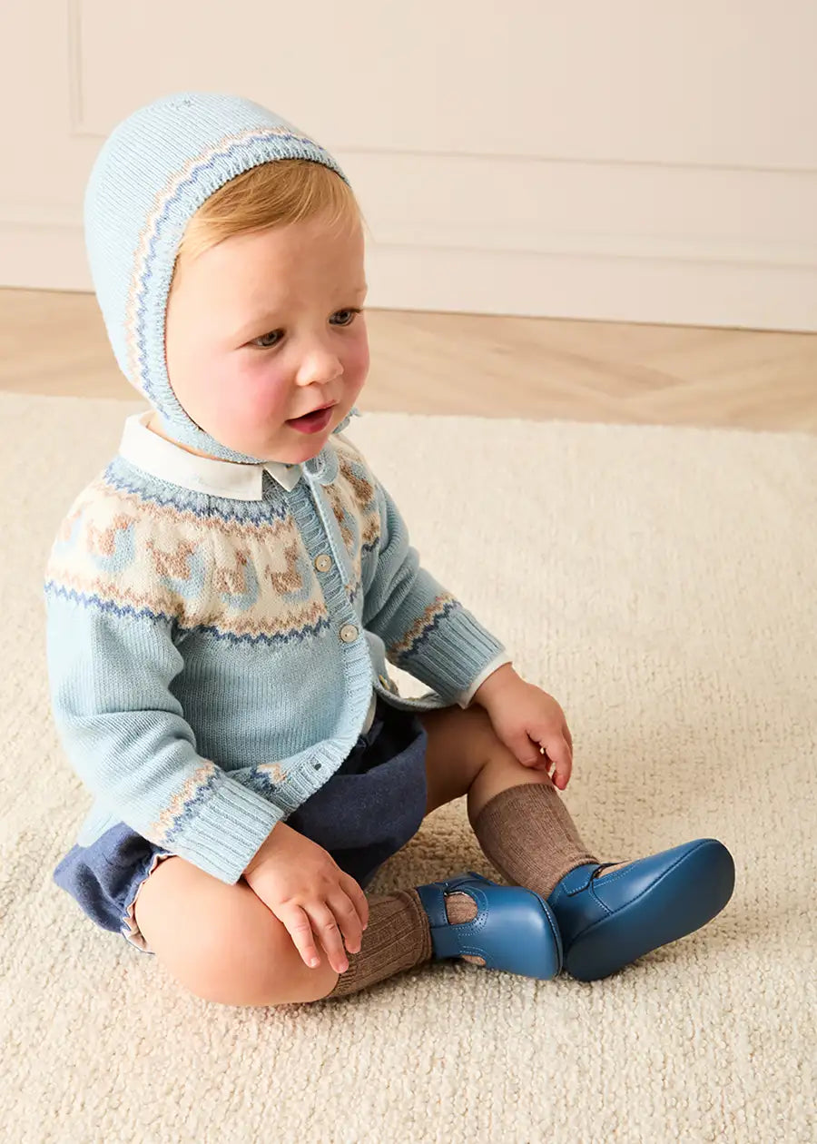 Birdie Hand Embroidered Long Sleeve Bodysuit in White (1-18mths) Tops & Bodysuits from Pepa London