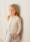 Polo Collar Sleeveless Bold Check Dress in Blue (12mths-10yrs) Dresses  from Pepa London