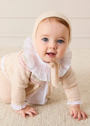 Fair Isle Jacquard Knitted Set in White (1mth-12mths) Knitted Sets from Pepa London