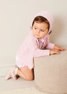 Audrey Toile Bow Detail Bloomers in Pink (1mth-2yrs) BLOOMER from Pepa London