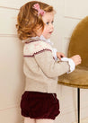 Corduroy Button Bloomers in Burgundy (3mths-2yrs) Bloomers  from Pepa London