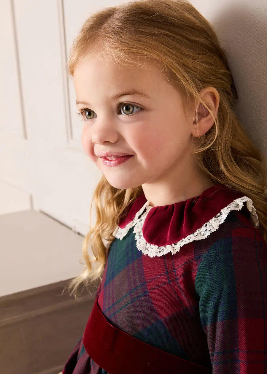 The Grosvenor Tartan Dress Toddler Girl Look