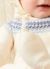 The Cream Knitted Fair Isle Newborn Look Look  from Pepa London