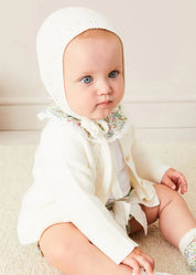 Cordelia Embroidered Double Collar Bodysuit in Pink Made with Liberty Fabric (1m-3yrs) TOPS & BODYSUITS from Pepa London