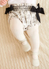 Audrey Floral Bloomers in White (1mth-12mths) Bloomers  from Pepa London