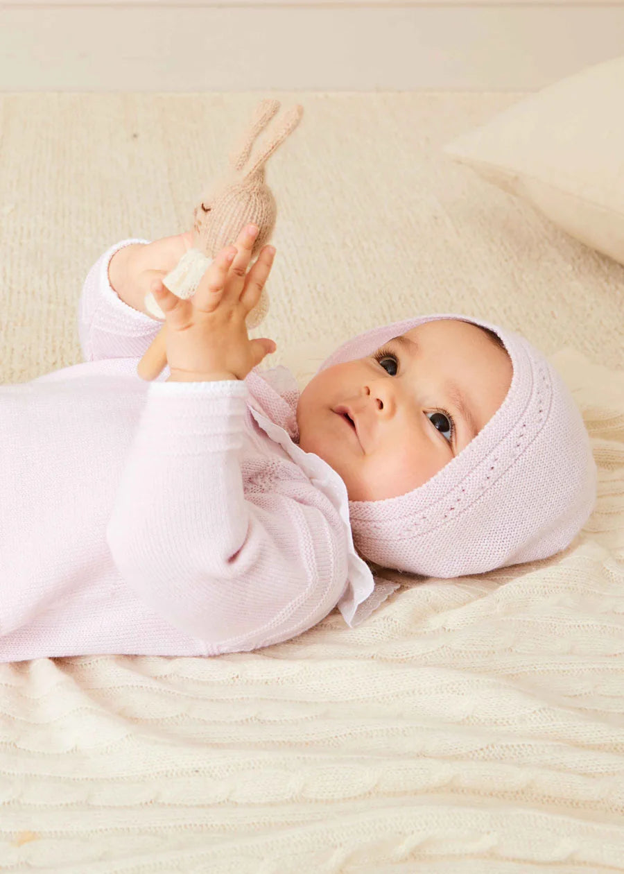 The Pink Knitted Newborn Look Look  from Pepa London