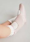 Mary Jane Pram Shoes in Pink (17-20EU) Shoes  from Pepa London